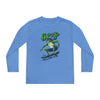 Youth Long Sleeve Skateboarding Tee - Cool Hop Off Frog Design