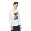 Youth Long Sleeve Skateboarding Tee - Cool Hop Off Frog Design
