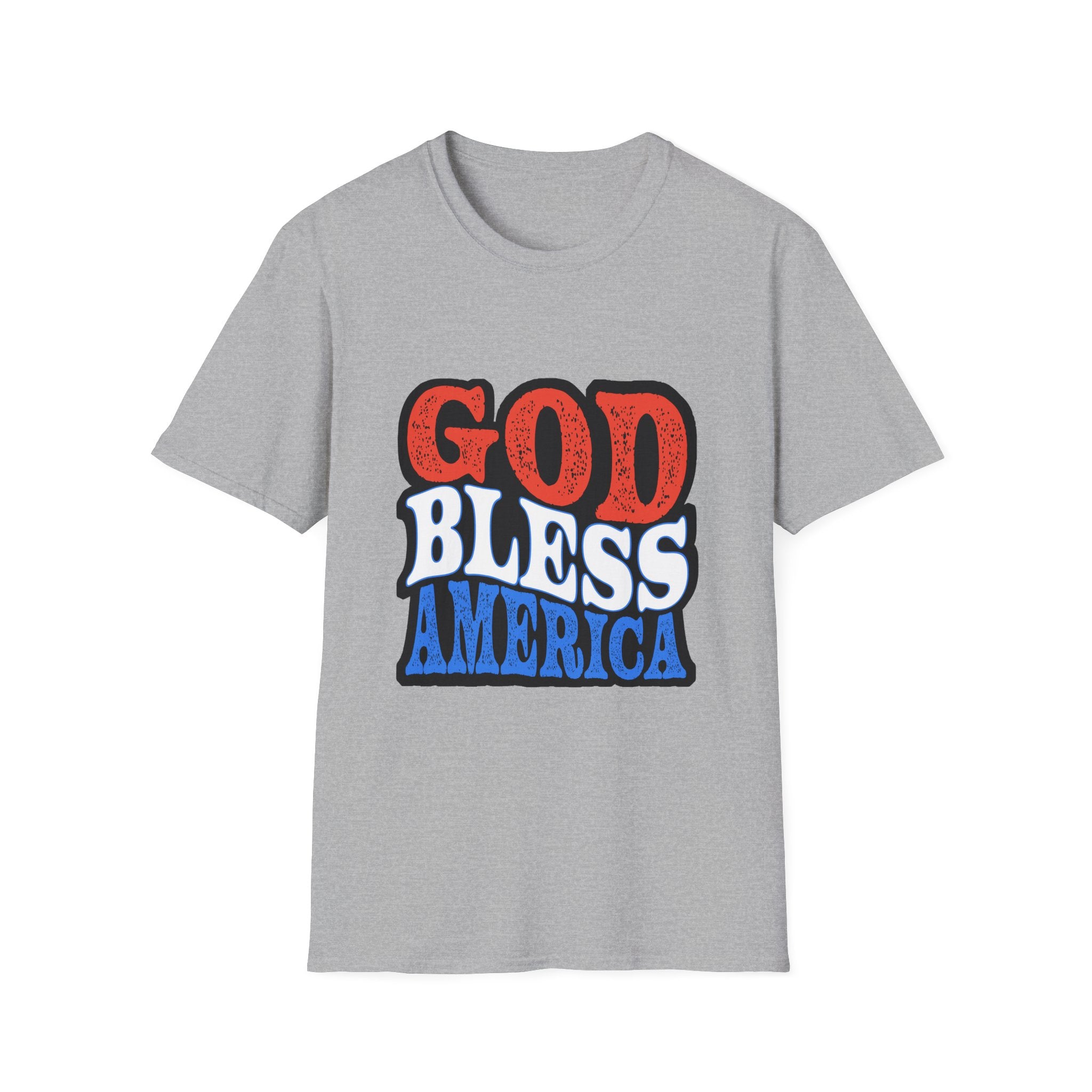 Patriotic Unisex T-Shirt - God Bless America, 4th of July Shirt