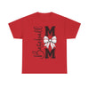 Baseball Mom Tee with Bow Design