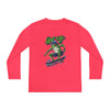 Youth Long Sleeve Skateboarding Tee - Cool Hop Off Frog Design