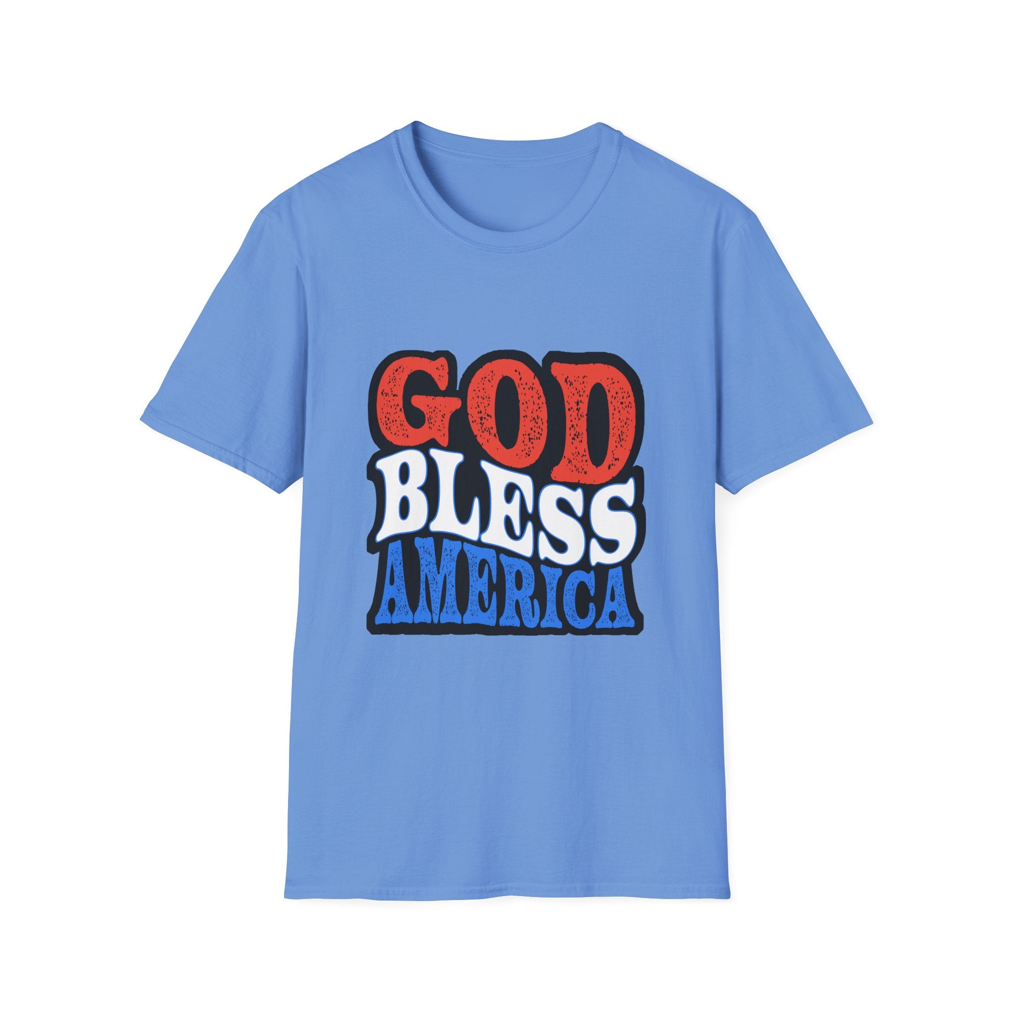 Patriotic Unisex T-Shirt - God Bless America, 4th of July Shirt