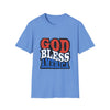 Patriotic Unisex T-Shirt - God Bless America, 4th of July Shirt