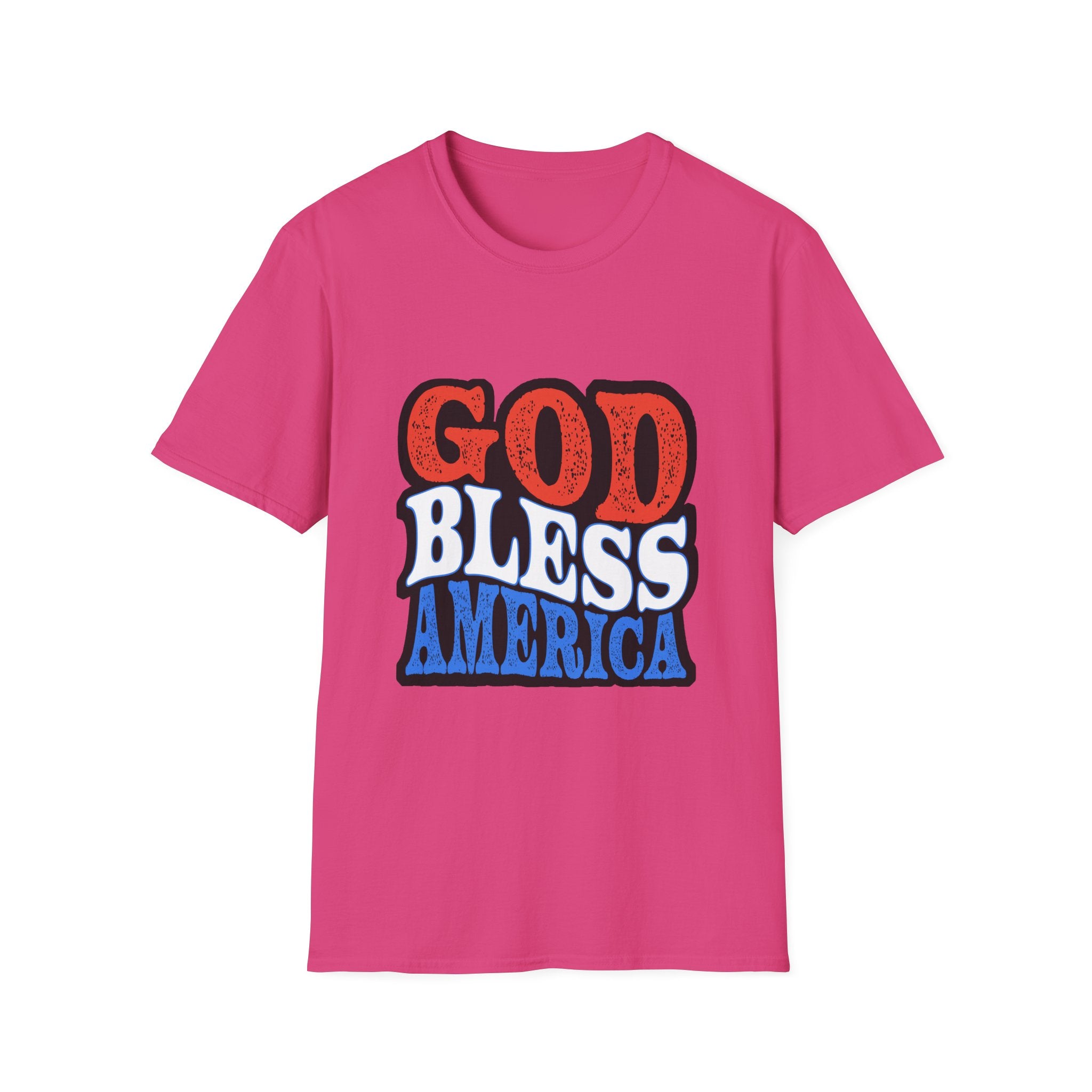 Patriotic Unisex T-Shirt - God Bless America, 4th of July Shirt