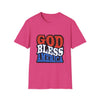 Patriotic Unisex T-Shirt - God Bless America, 4th of July Shirt