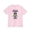 Cool as a Cucumber Kids Tee, Funny Kids Shirt, Cute Graphic Tee, Summer Wear,