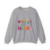 Floral Momma Crewneck Sweatshirt - Cozy Unisex Heavy Blend for Moms