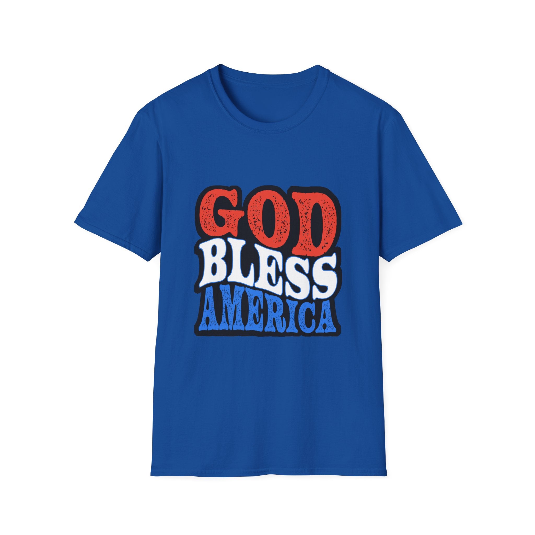 Patriotic Unisex T-Shirt - God Bless America, 4th of July Shirt
