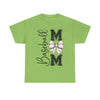 Baseball Mom Tee with Bow Design