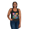 Floral Tank Top - Vibrant Summer Blossom Design