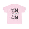 Baseball Mom Tee with Bow Design