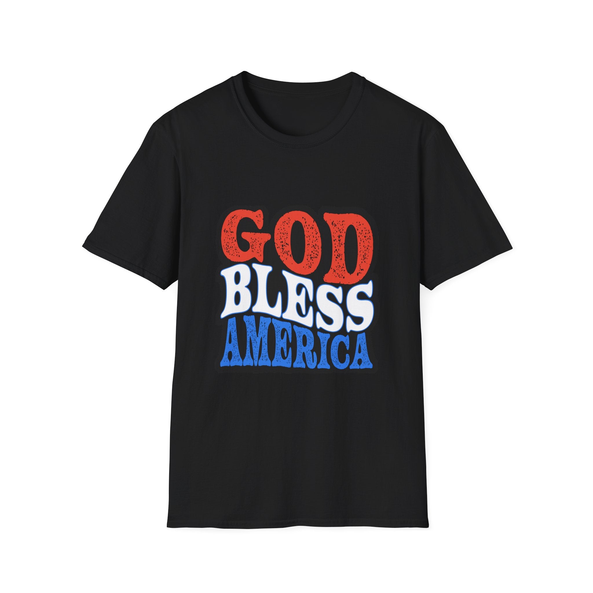 Patriotic Unisex T-Shirt - God Bless America, 4th of July Shirt