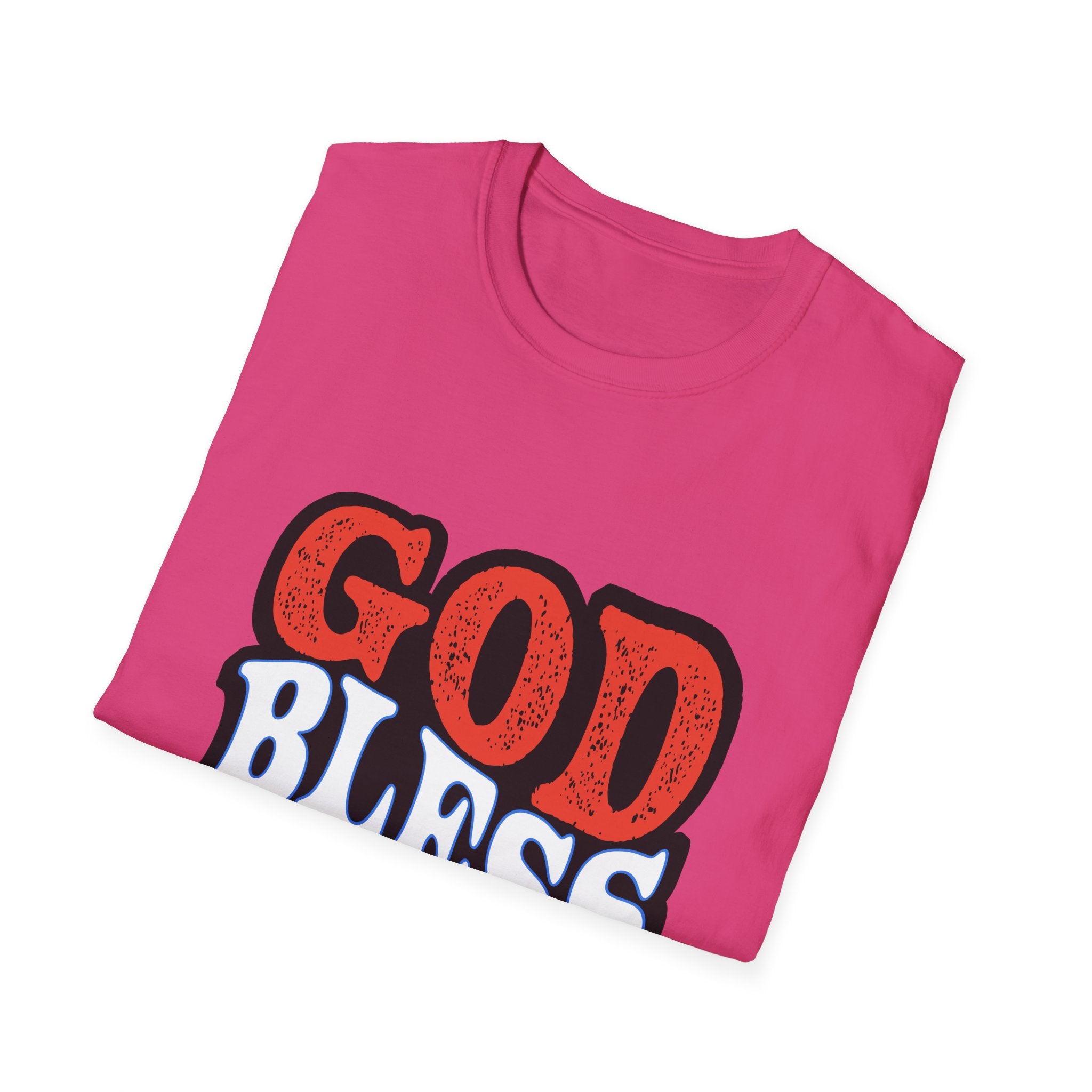 Patriotic Unisex T-Shirt - God Bless America, 4th of July Shirt
