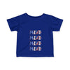 Mini Patriotic Infant Tee - USA Stars & Stripes Design
