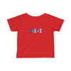 Mini Patriotic Infant Tee - USA Stars & Stripes Design