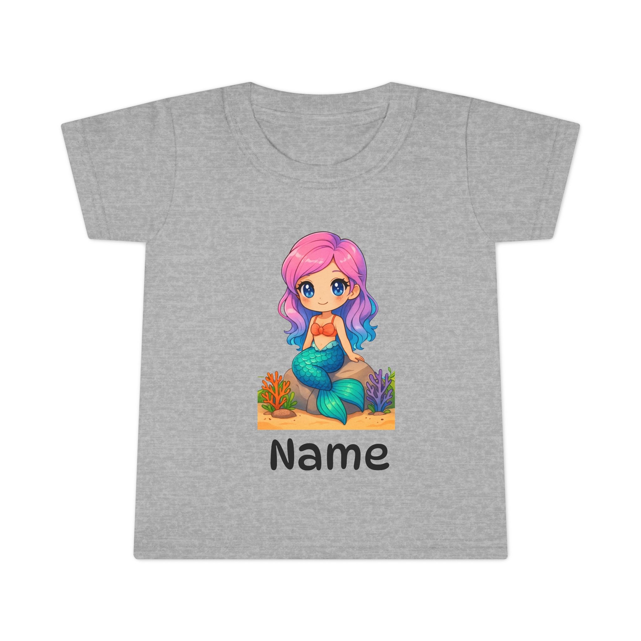 Personalized Toddler Mermaid T-shirt