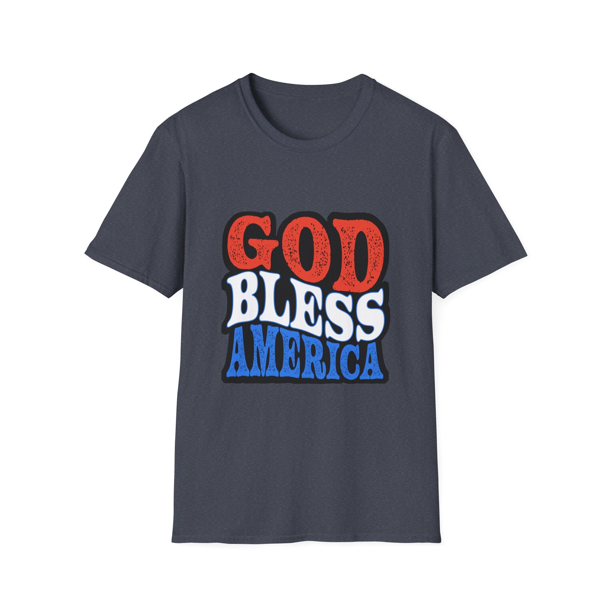Patriotic Unisex T-Shirt - God Bless America, 4th of July Shirt