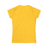 Floral Grandma Tee - Softstyle Women's T-shirt for Mother's Day & Birthdays