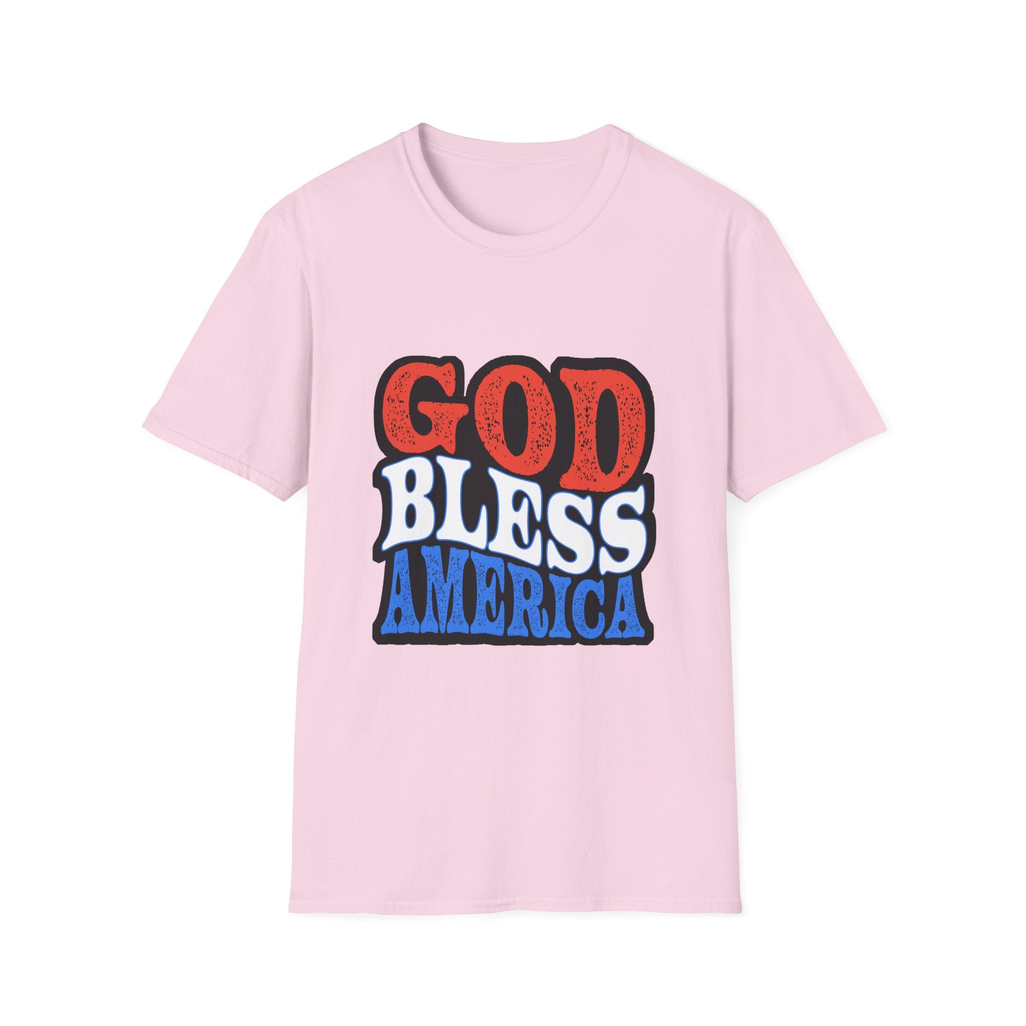 Patriotic Unisex T-Shirt - God Bless America, 4th of July Shirt