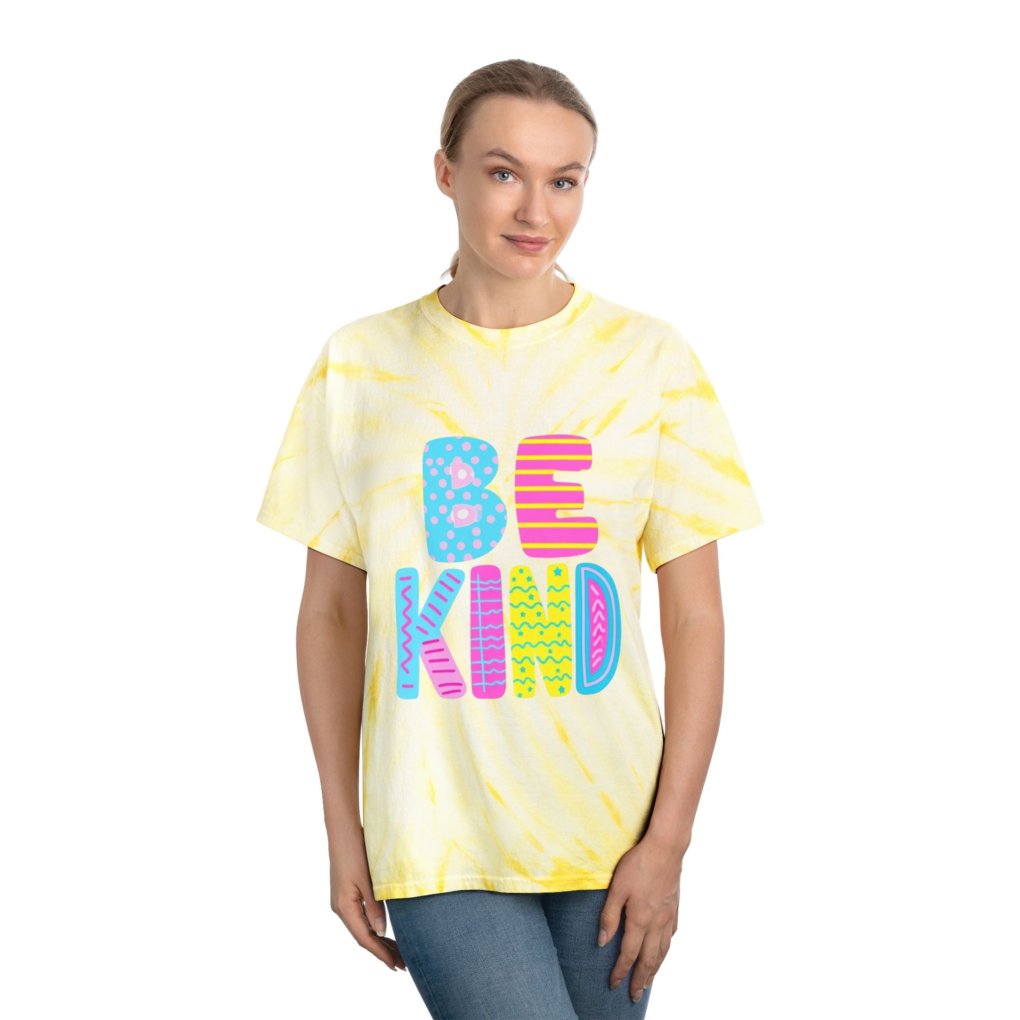 Tie-Dye Tee - Be Kind Bright & Cheerful Summer T-Shirt
