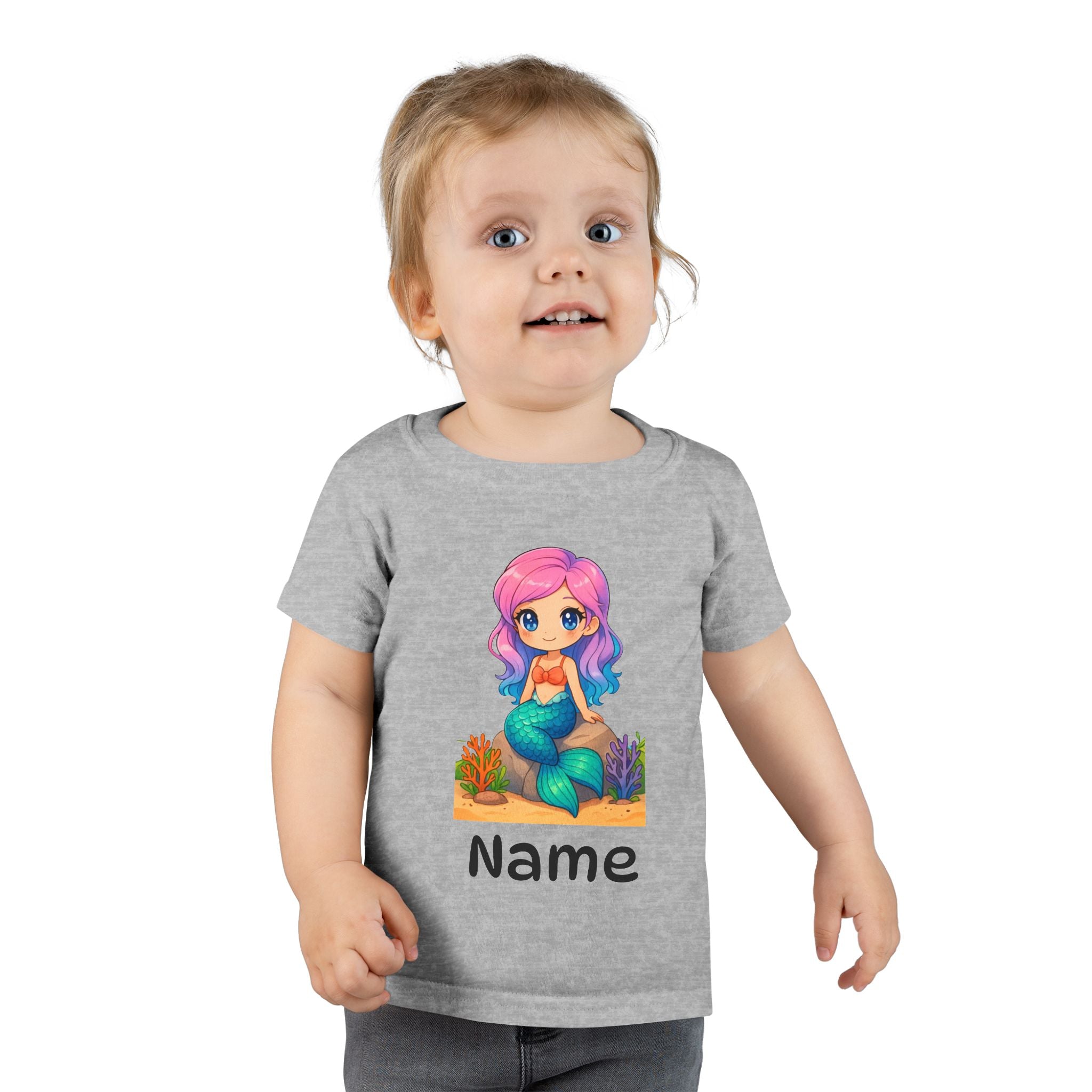 Personalized Toddler Mermaid T-shirt