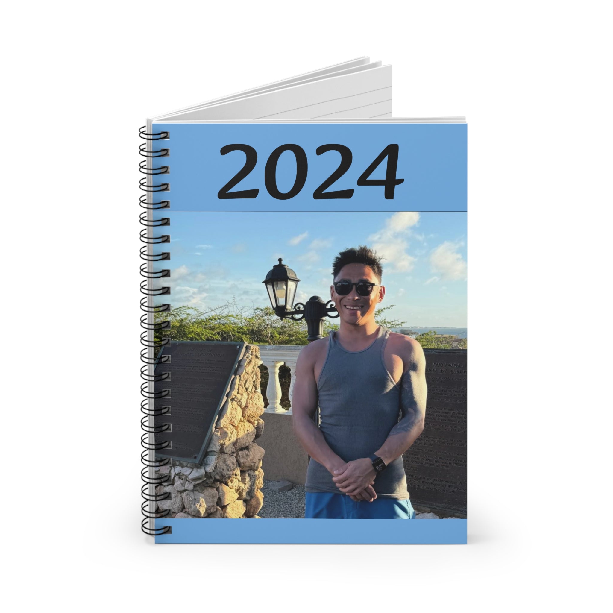 Personalized 2025 Spiral Notebook - Ruled Line for Planning and Notes