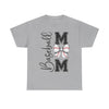 Baseball Mom Tee with Bow Design