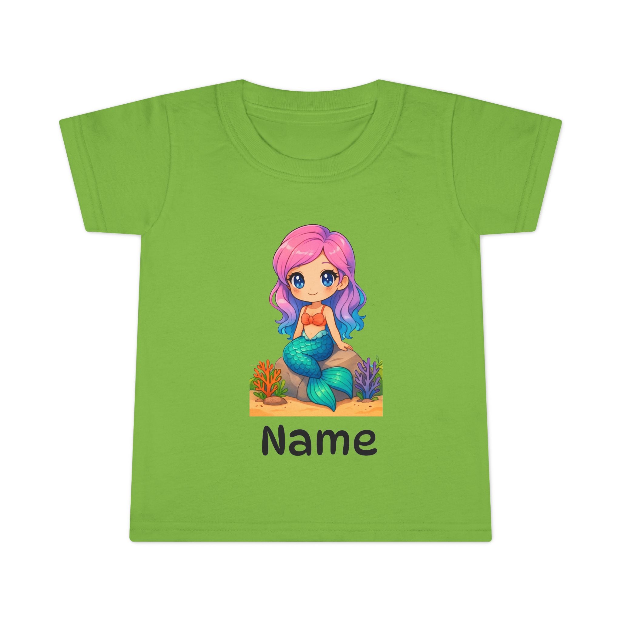 Personalized Toddler Mermaid T-shirt