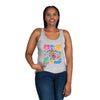 Floral Tank Top - Vibrant Summer Blossom Design