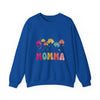 Floral Momma Crewneck Sweatshirt - Cozy Unisex Heavy Blend for Moms