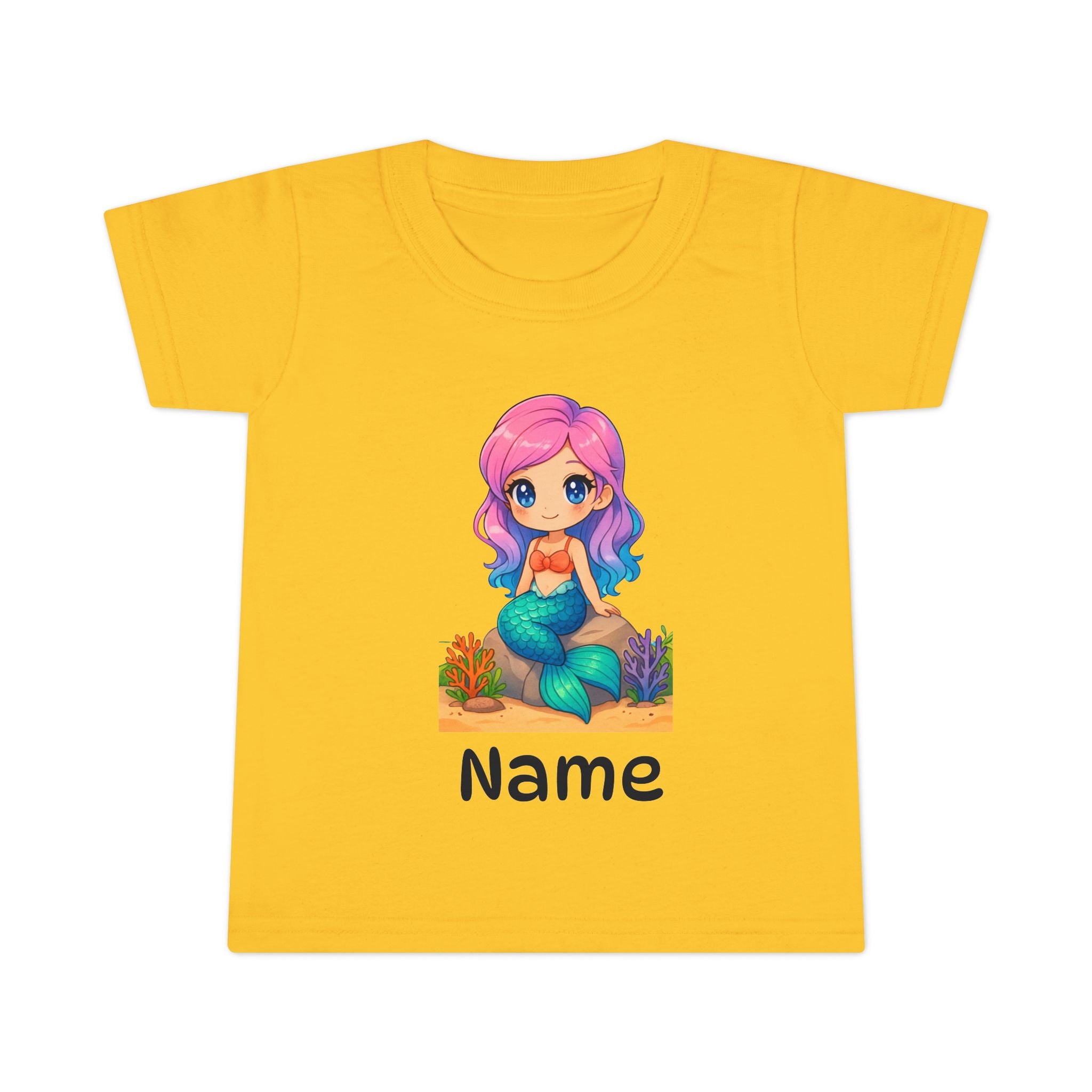 Personalized Toddler Mermaid T-shirt