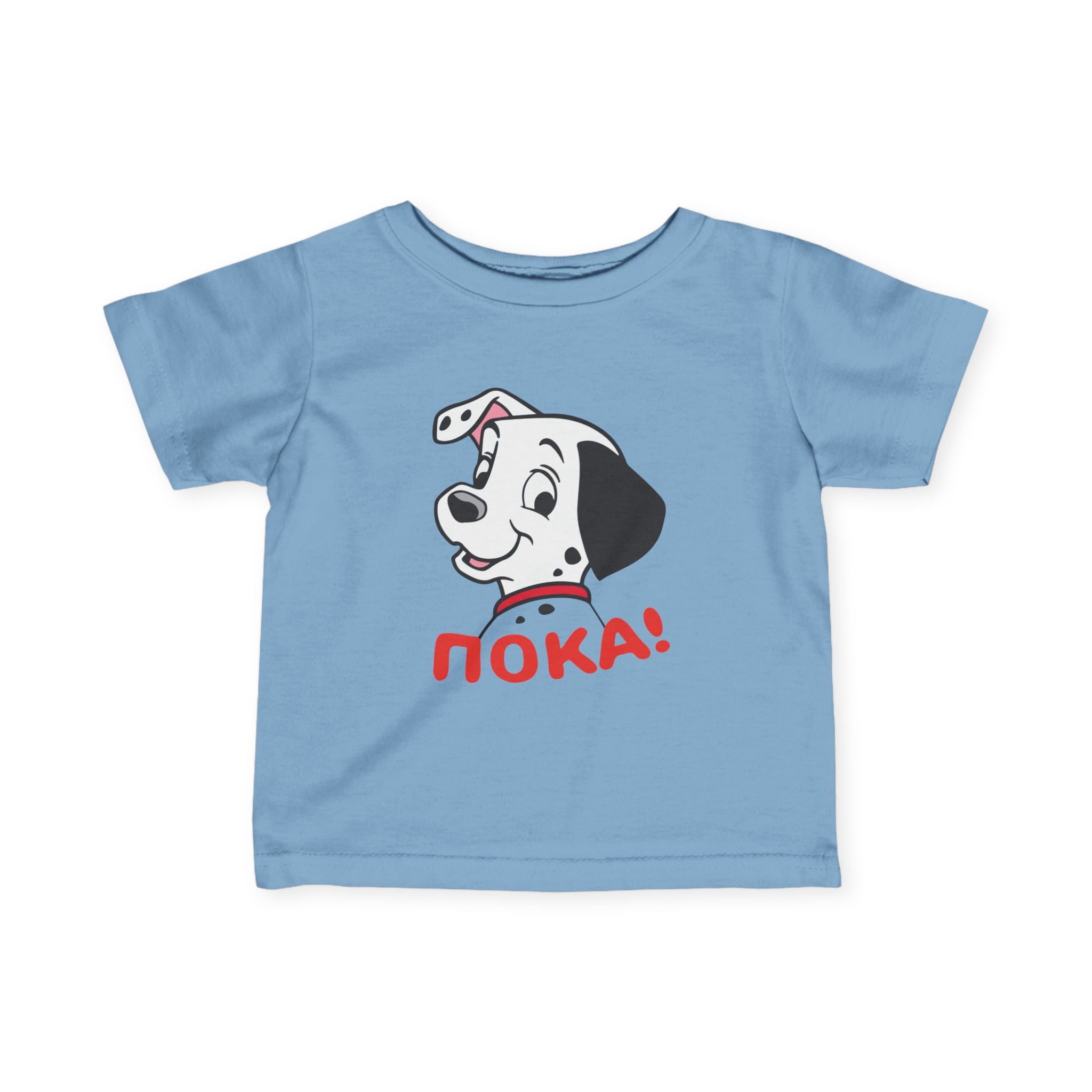 Infant Tee - Cute Dalmatian POKA - Baby Boy & Girl T-Shirt
